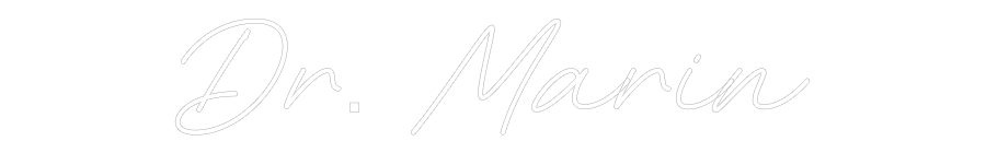Individuelles Neon: Dr. Marin