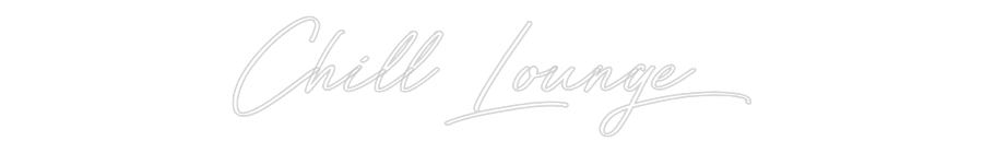 Individuelles Neon: Chill Lounge