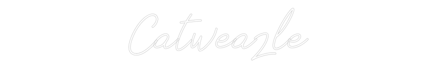 Individuelles Neon: Catweazle