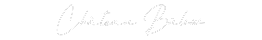Individuelles Neon: Château Bülow