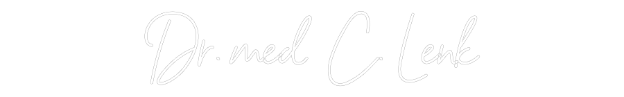 Individuelles Neon: Dr. med C. Lenk