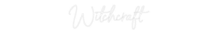 Individuelles Neon: Witchcraft