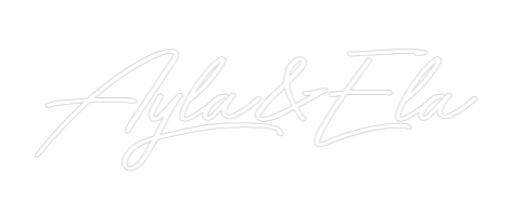 Individuelles Neon: Ayla&Ela