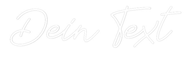 Individuelles Neon: Dein Text