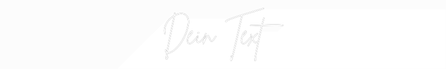 Individuelles Neon: Dein Text