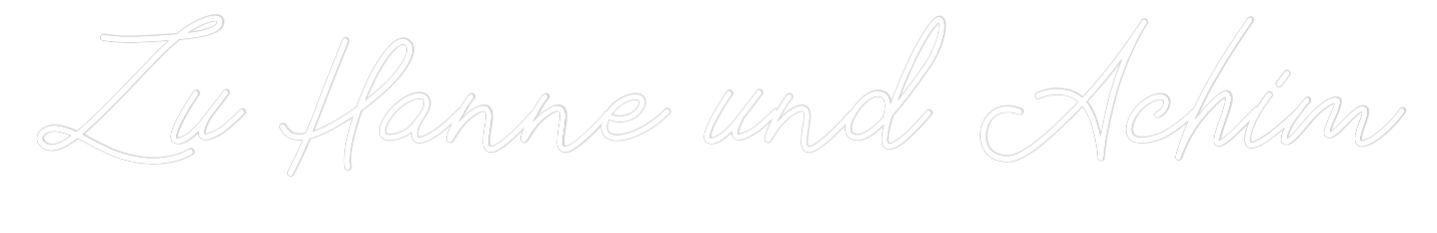 Individuelles Neon: Zu Hanne und ...