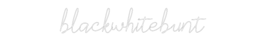 Individuelles Neon: blackwhitebunt