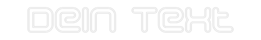 Individuelles Neon: Dein Text