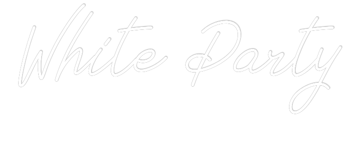 Individuelles Neon: White Party