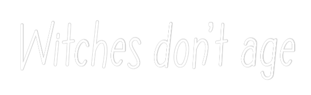 Individuelles Neon: Witches don’t...