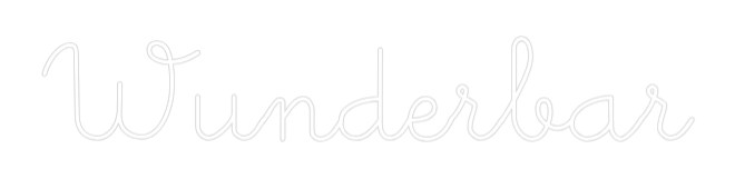 Individuelles Neon: Wunderbar