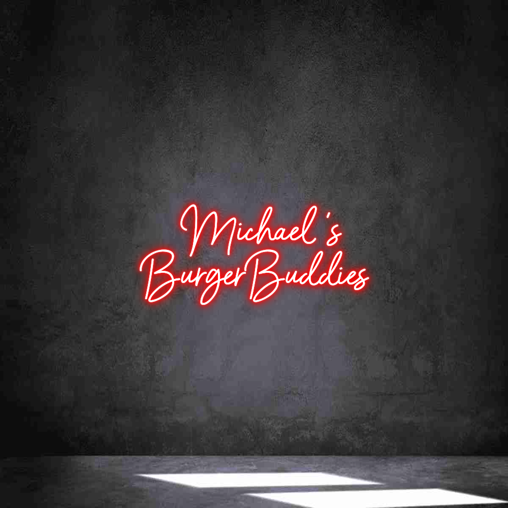 Individuelles Neon: Michael '...
