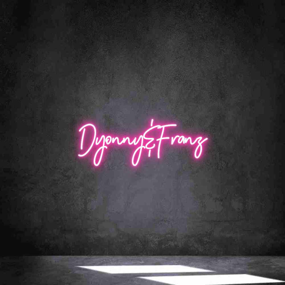 Individuelles Neon: Dyonny&Franz