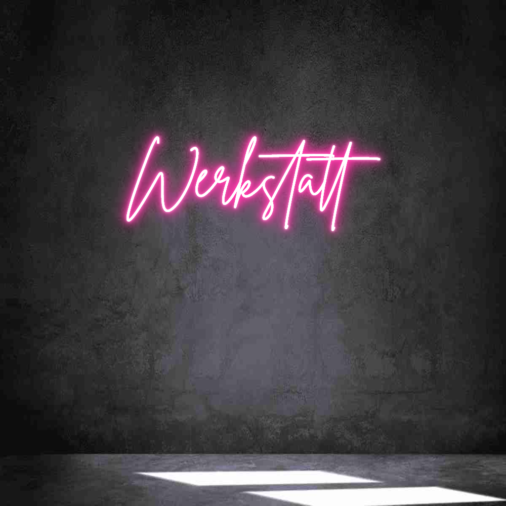 Individuelles Neon: Werkstatt