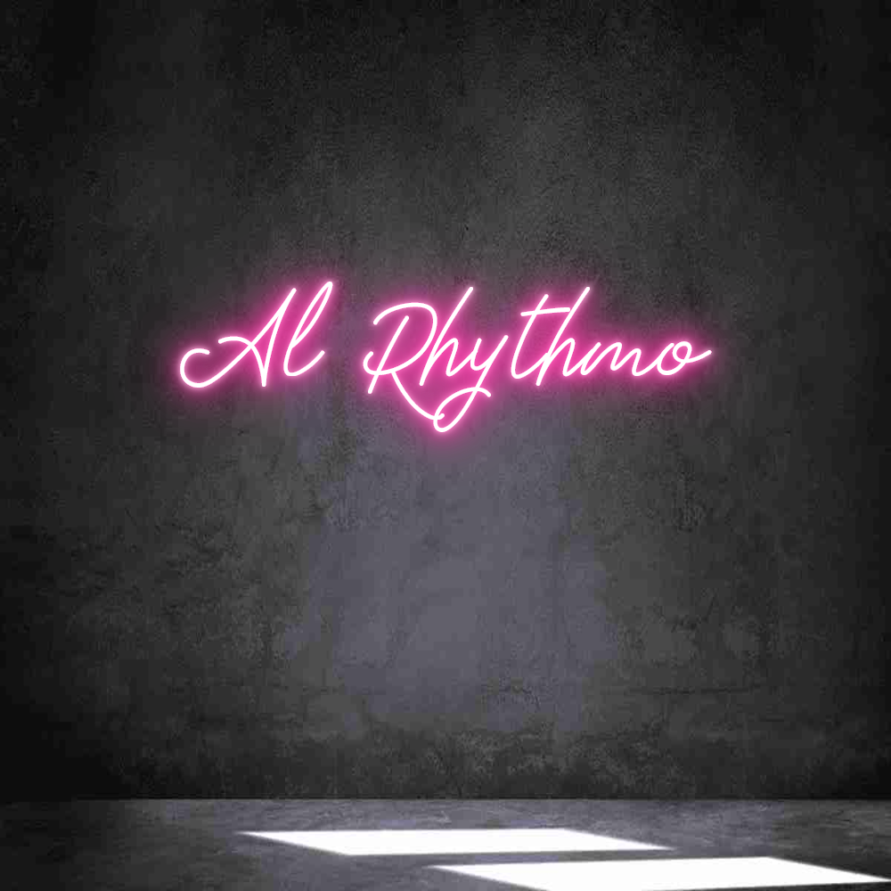Individuelles Neon: Al Rhythmo