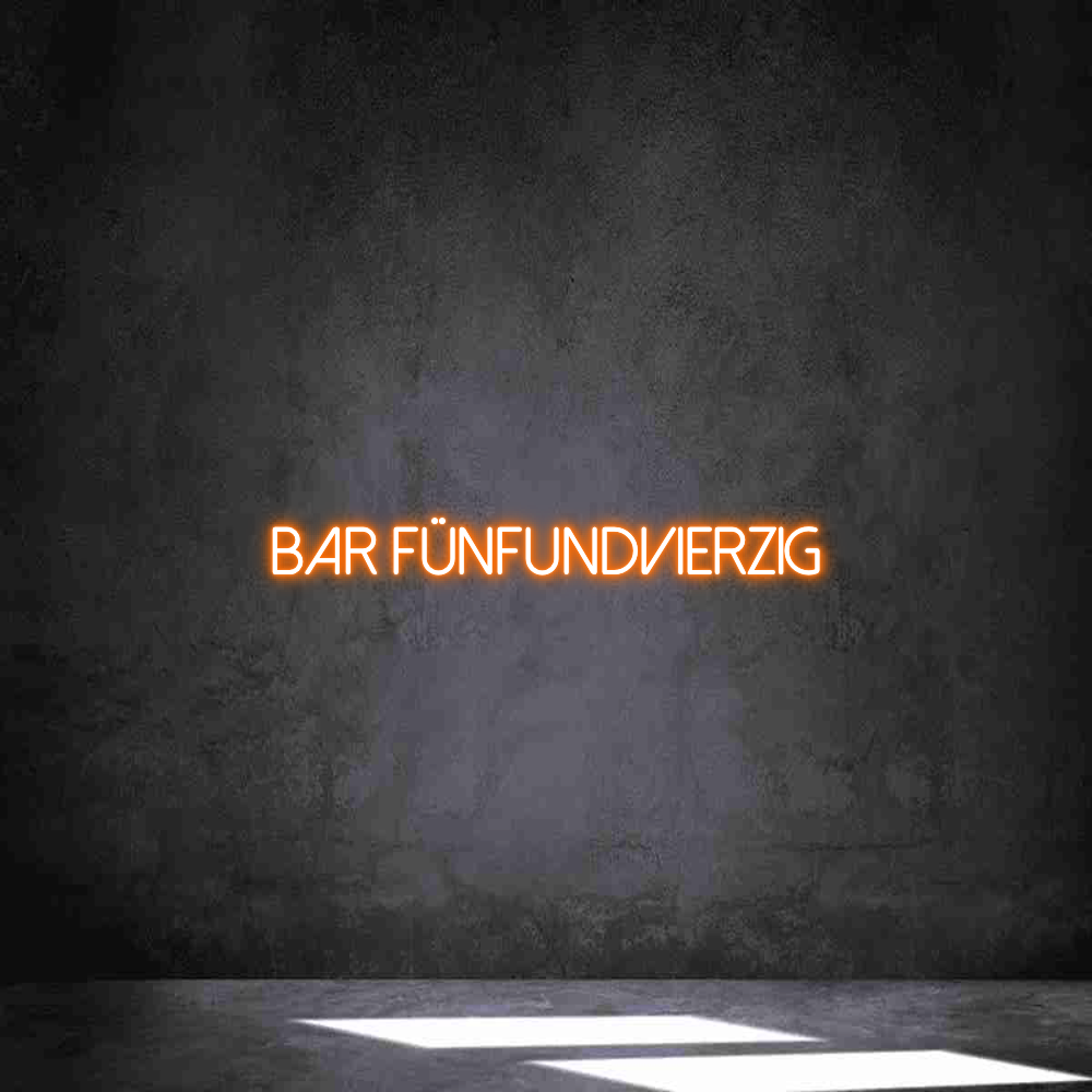 Individuelles Neon: BAR FÜNFUNDVI...