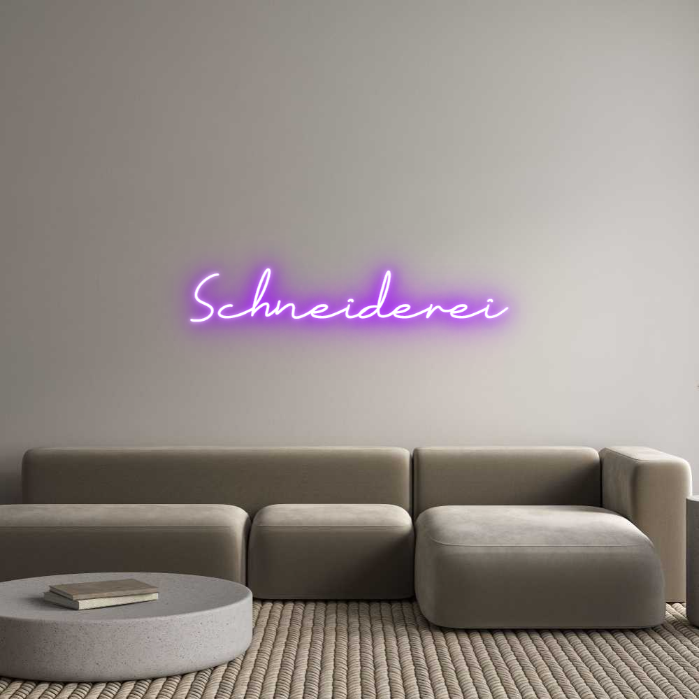 Individuelles Neon:
Schneiderei