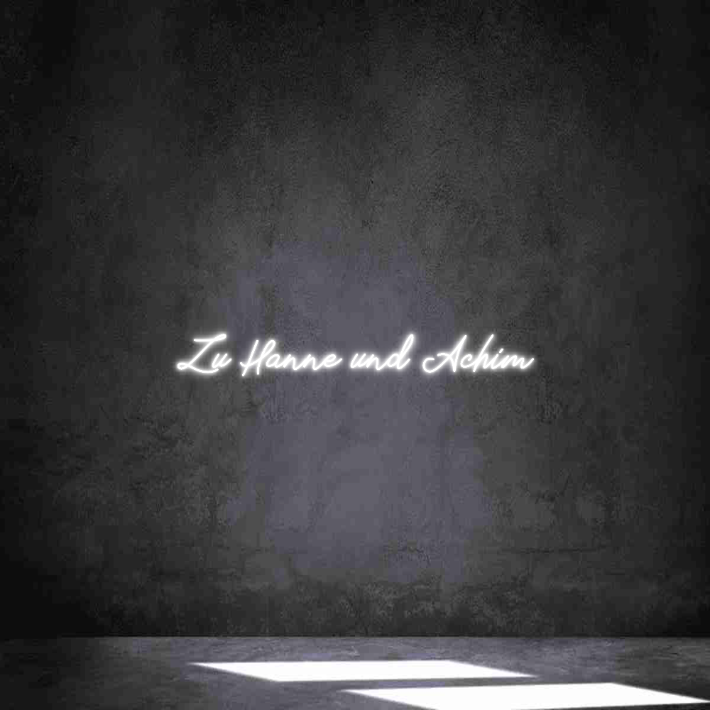 Individuelles Neon: Zu Hanne und ...