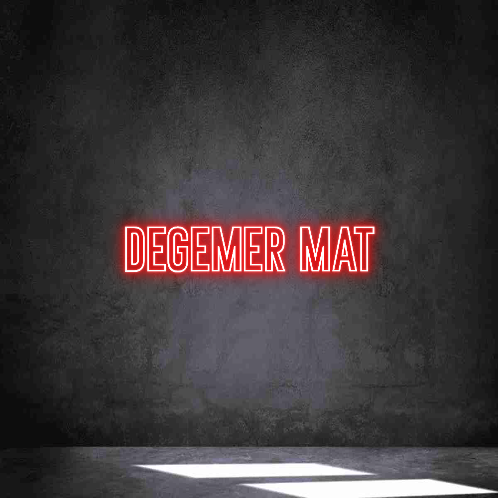 Individuelles Neon: Degemer mat
