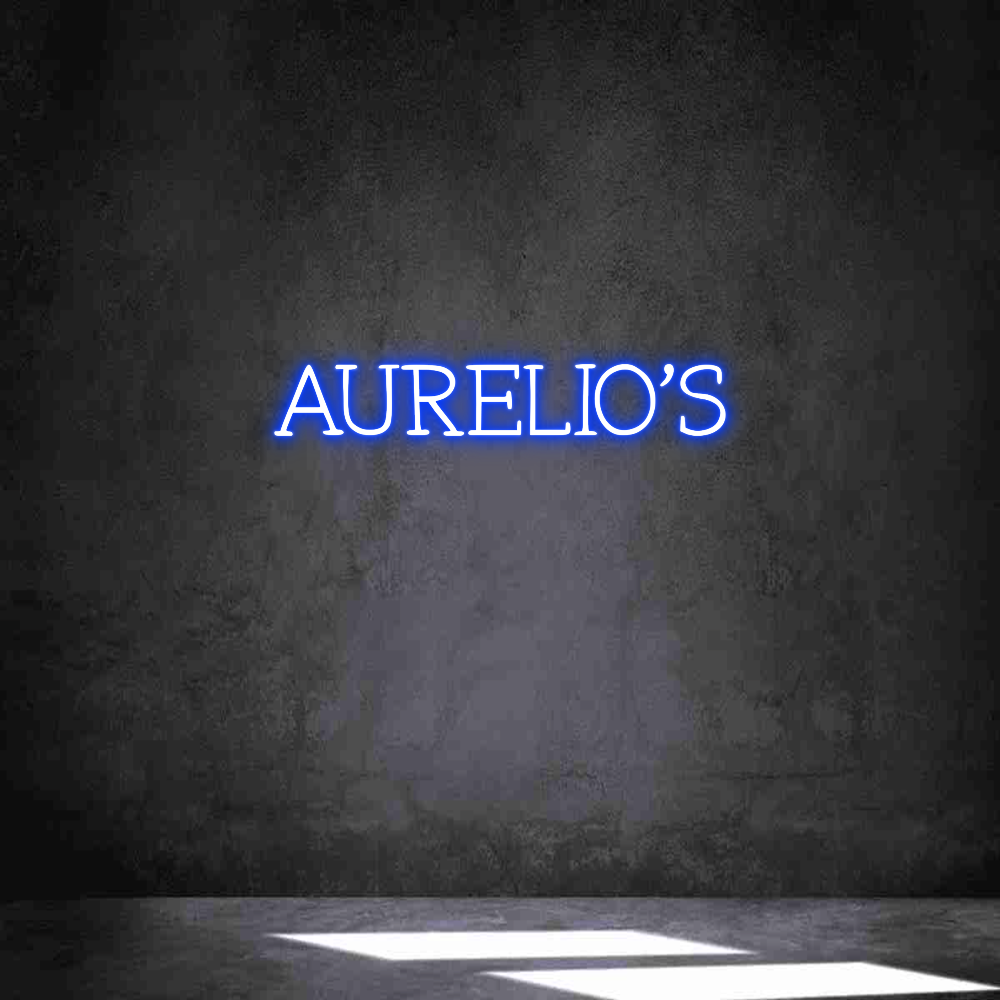 Individuelles Neon: AURELIO'S