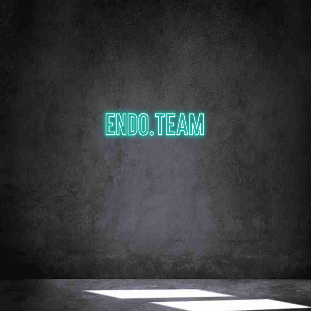 Individuelles Neon: ENDO.team