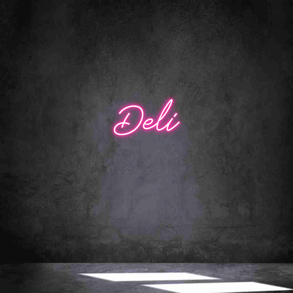 Individuelles Neon: Deli