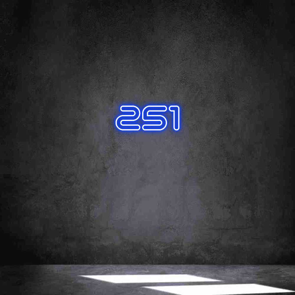 Individuelles Neon: 251