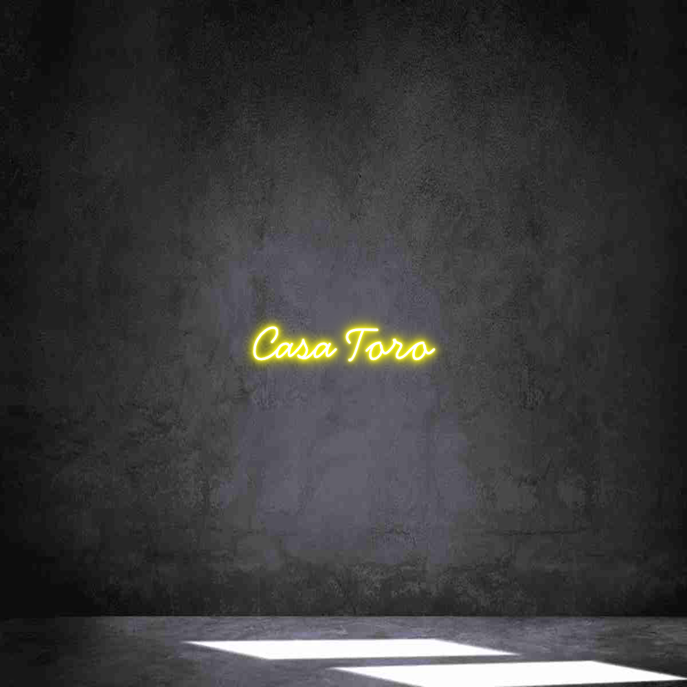 Individuelles Neon: Casa Toro