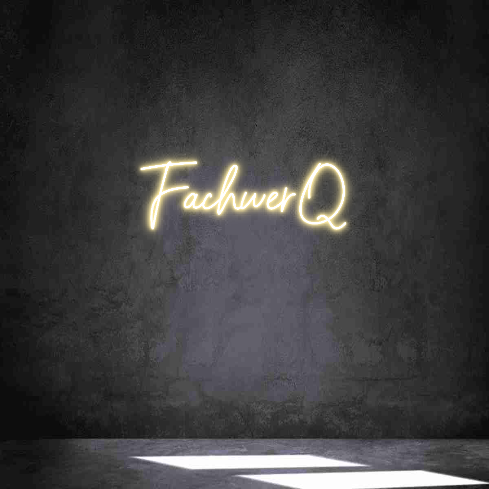 Individuelles Neon: FachwerQ