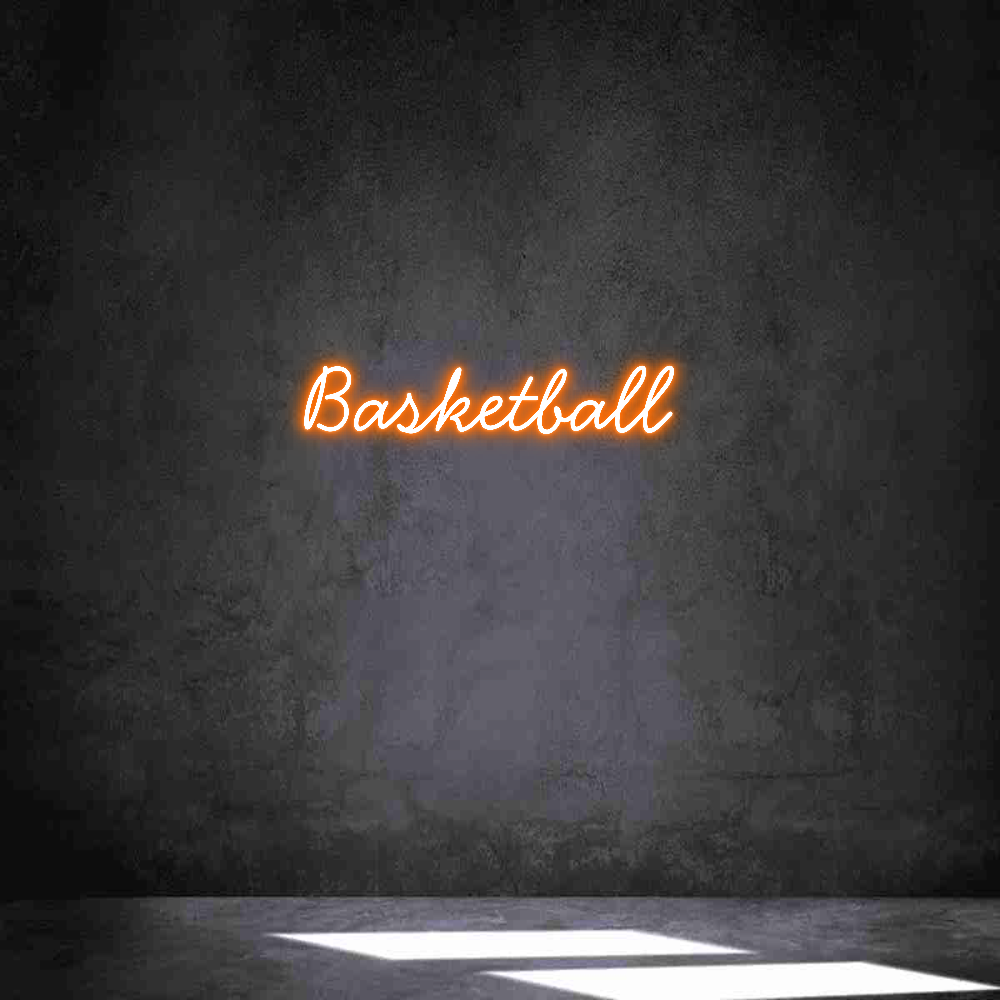 Individuelles Neon: Basketball