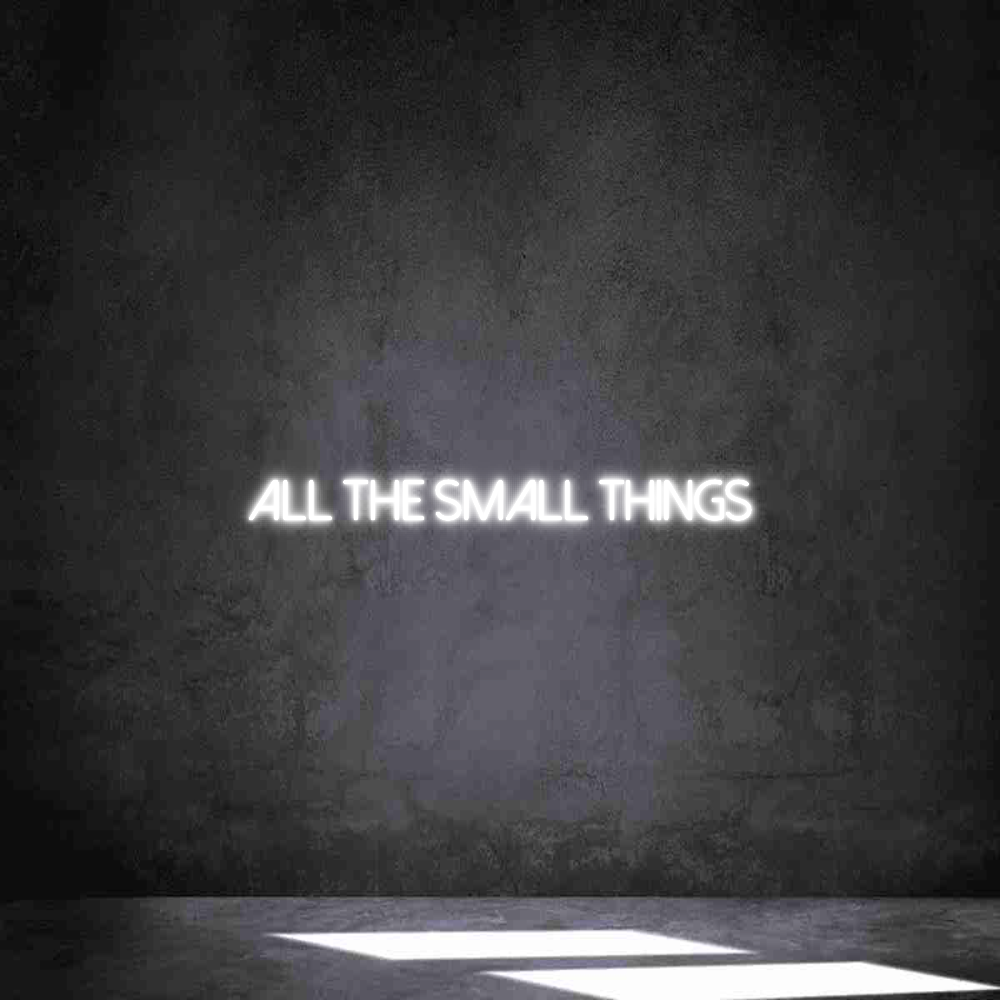 Individuelles Neon: ALL THE SMALL...