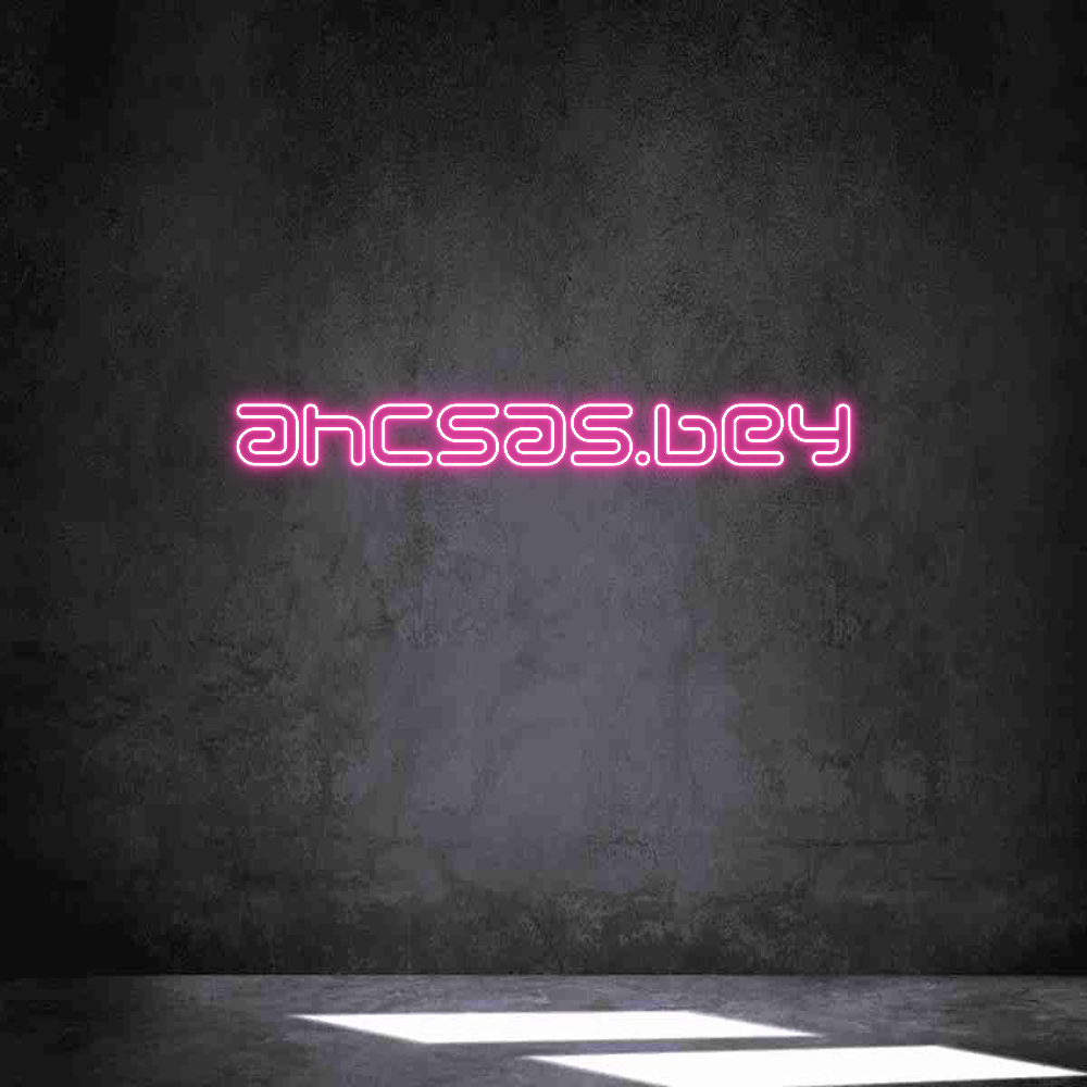 Individuelles Neon: ahcsas.bey
