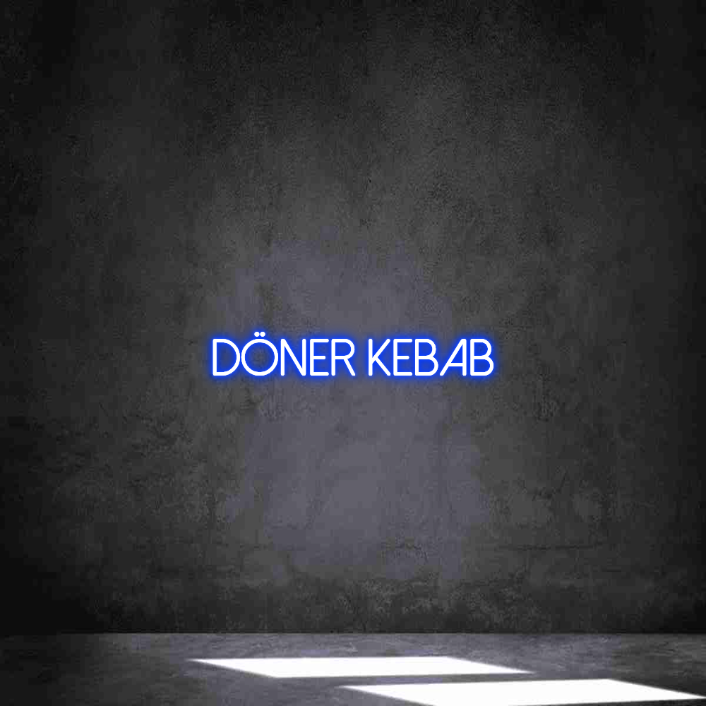 Individuelles Neon: Döner Kebab