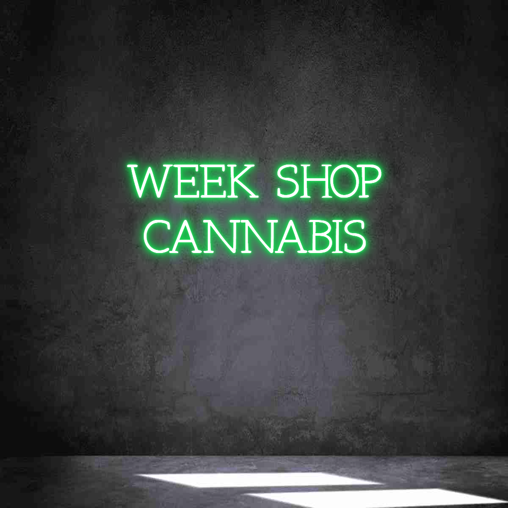 Individuelles Neon: WEEK SHOP
CA...