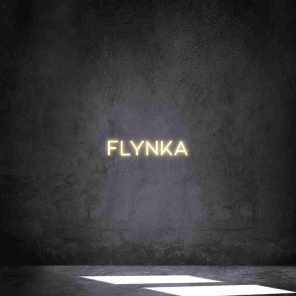 Individuelles Neon: FLYNKA