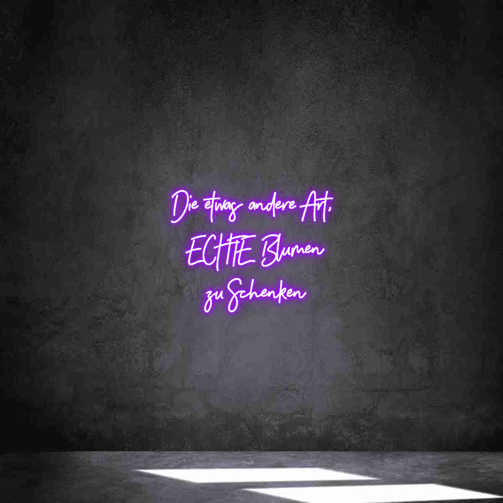Individuelles Neon: Die etwas and...