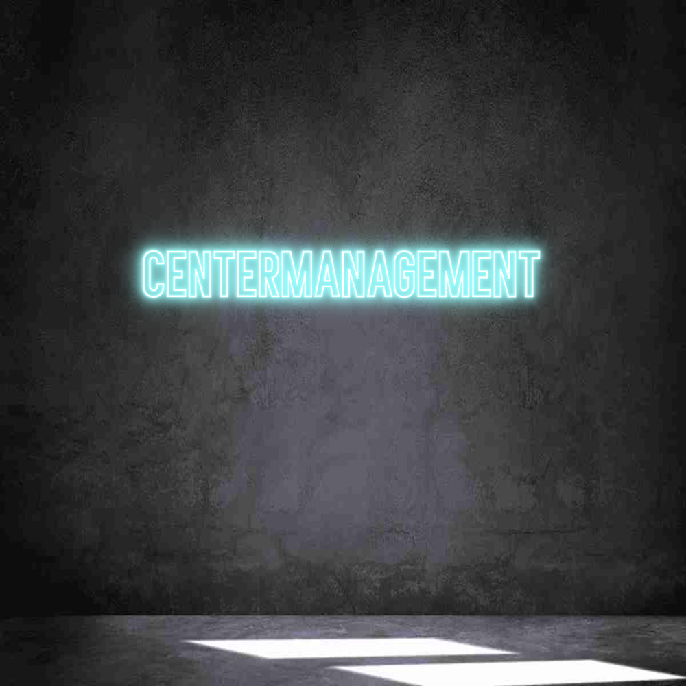 Individuelles Neon: Centermanagem...