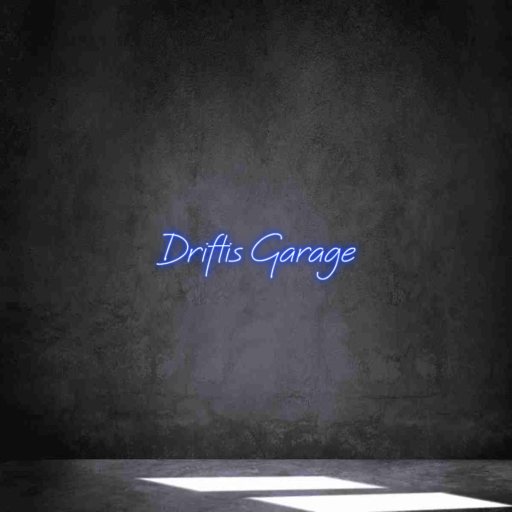 Individuelles Neon: Driftis Garage