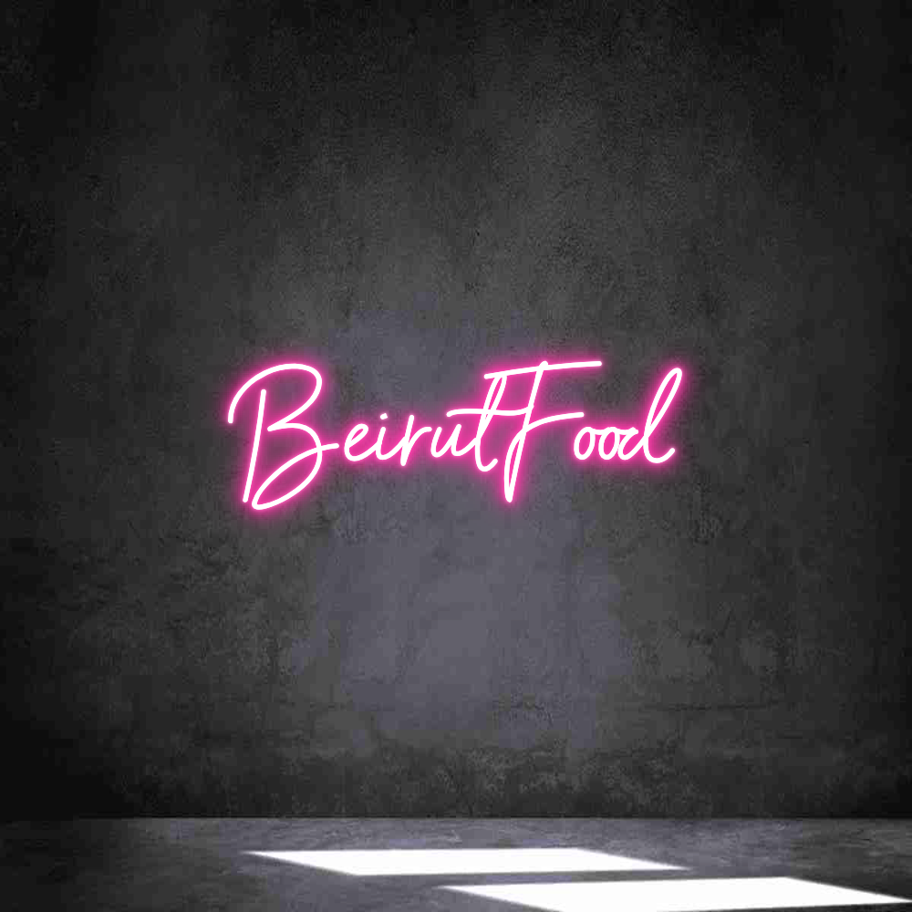 Individuelles Neon: BeirutFood
