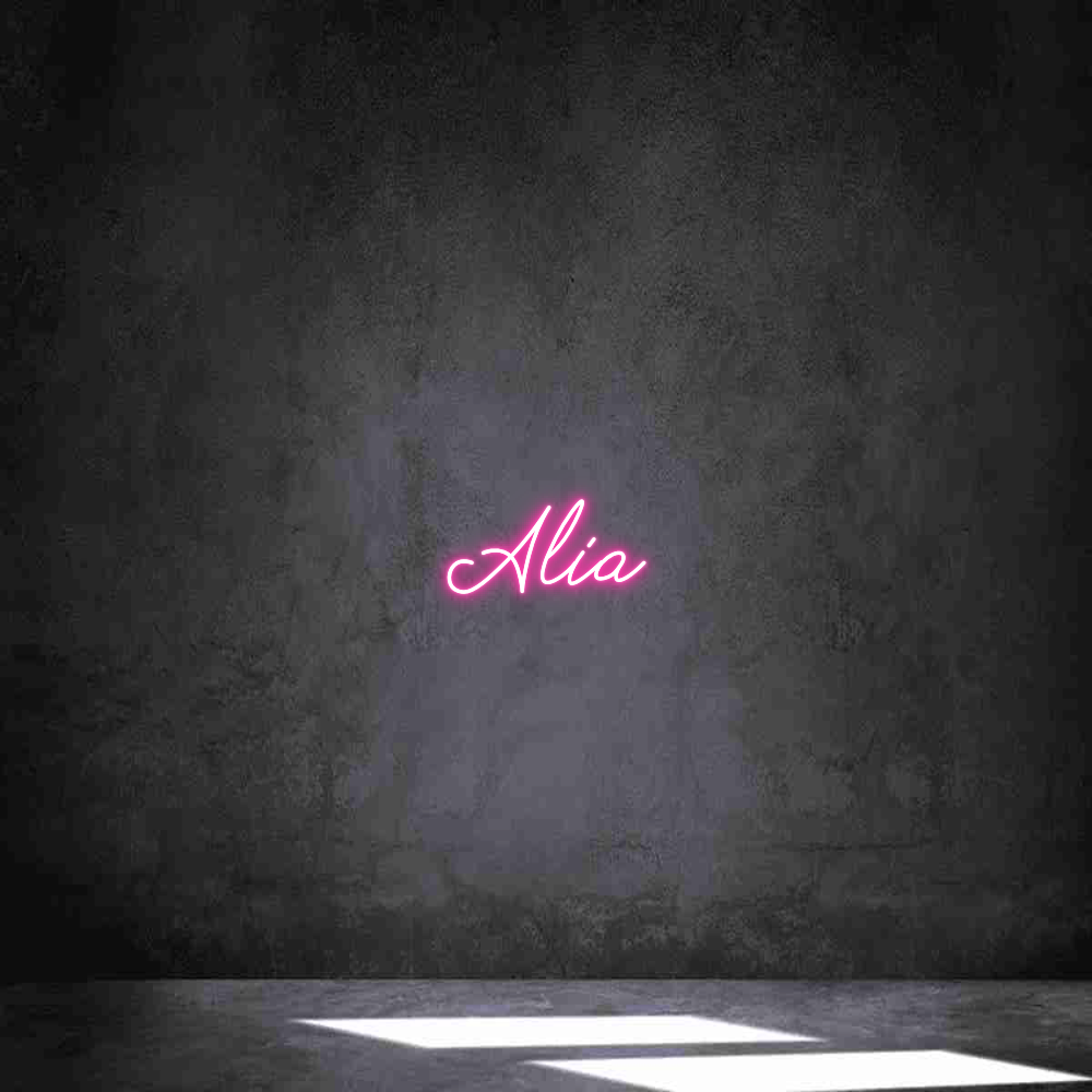 Individuelles Neon: Alia
