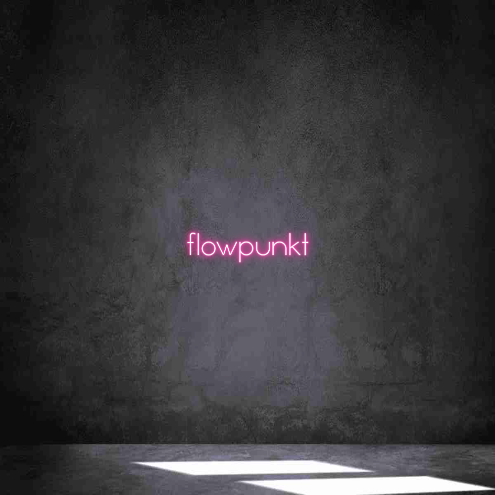 Individuelles Neon: flowpunkt