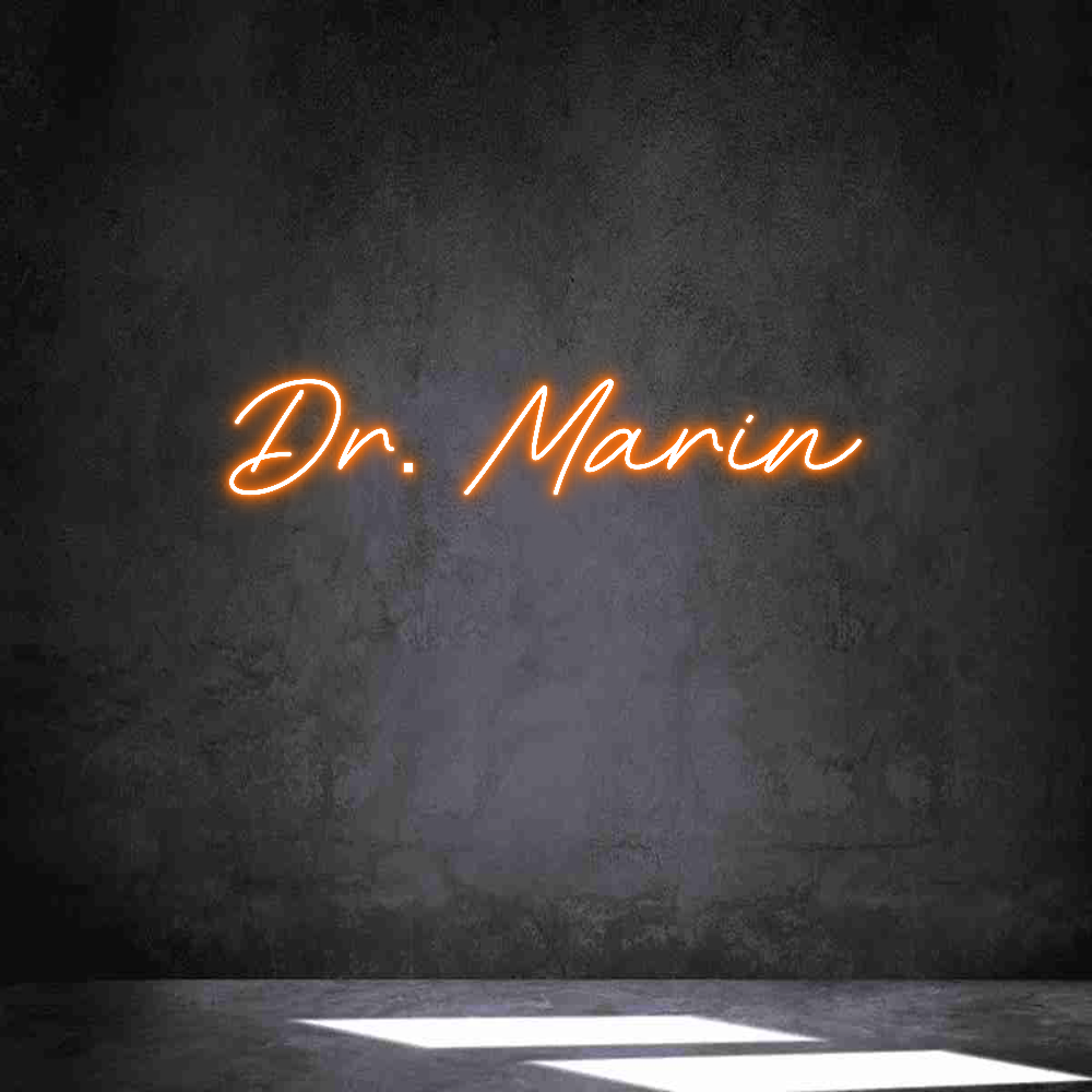 Individuelles Neon: Dr. Marin