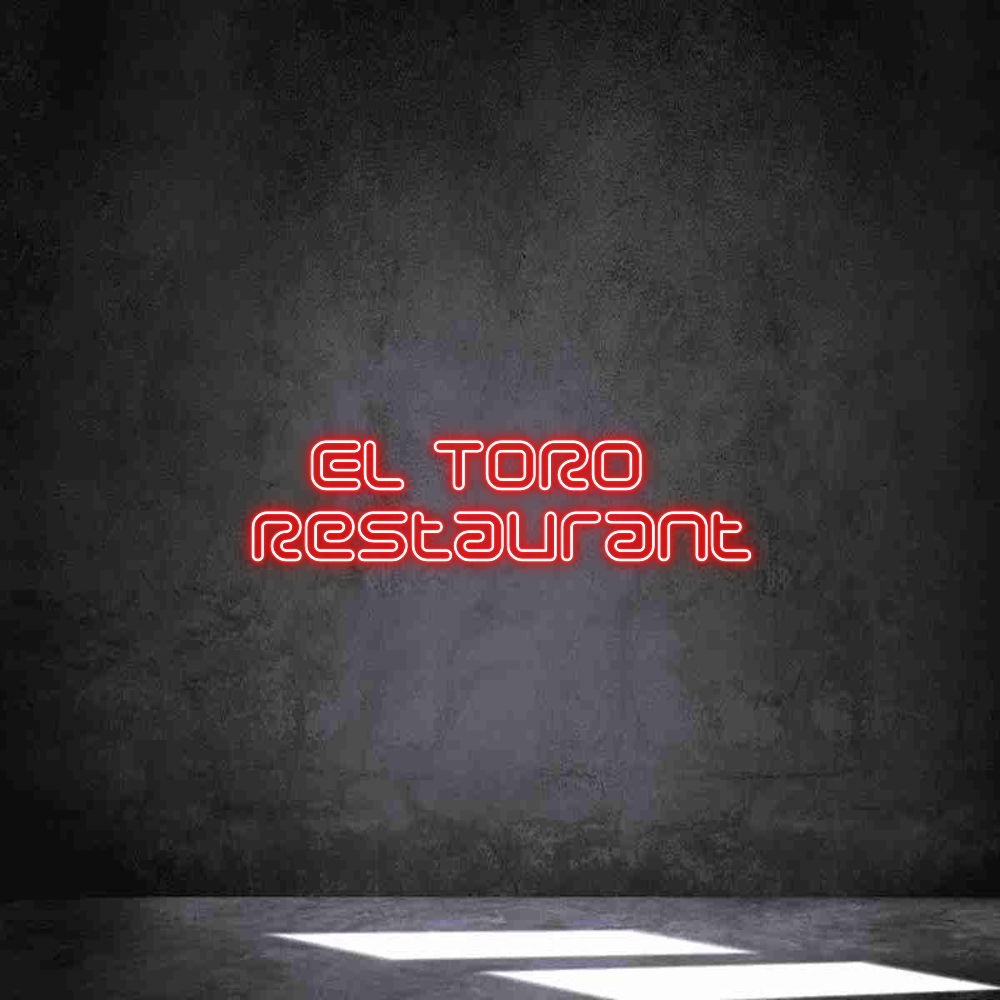 Individuelles Neon: EL TORO
R...