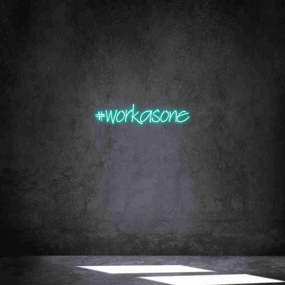 Individuelles Neon: #workasone