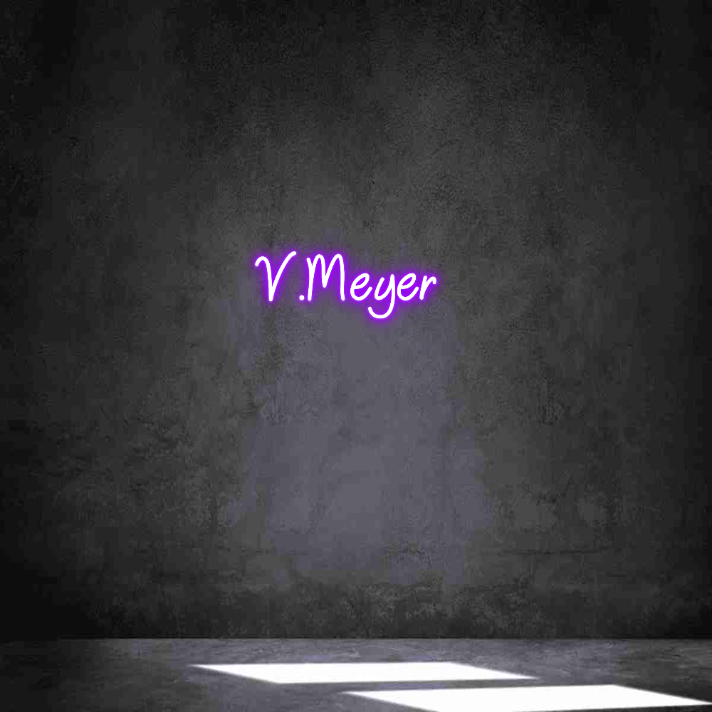 Individuelles Neon: V.Meyer