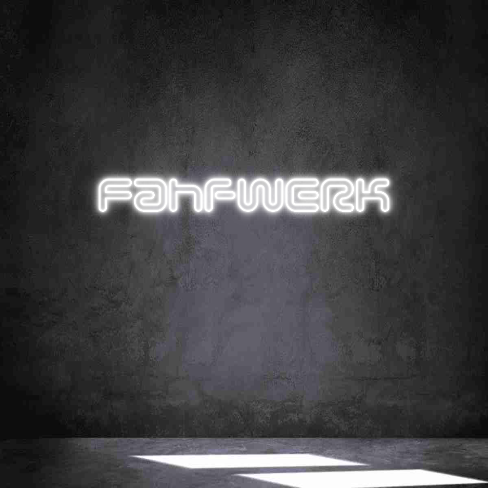 Individuelles Neon: fahr-WERK