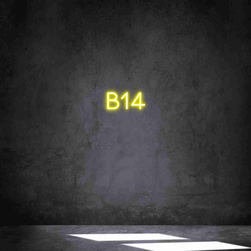 Individuelles Neon: B14
