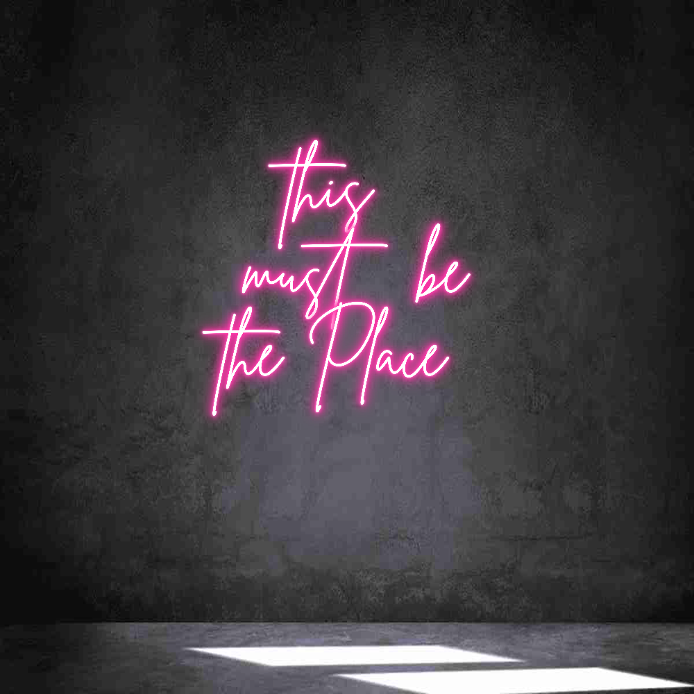 Individuelles Neon: this
m...