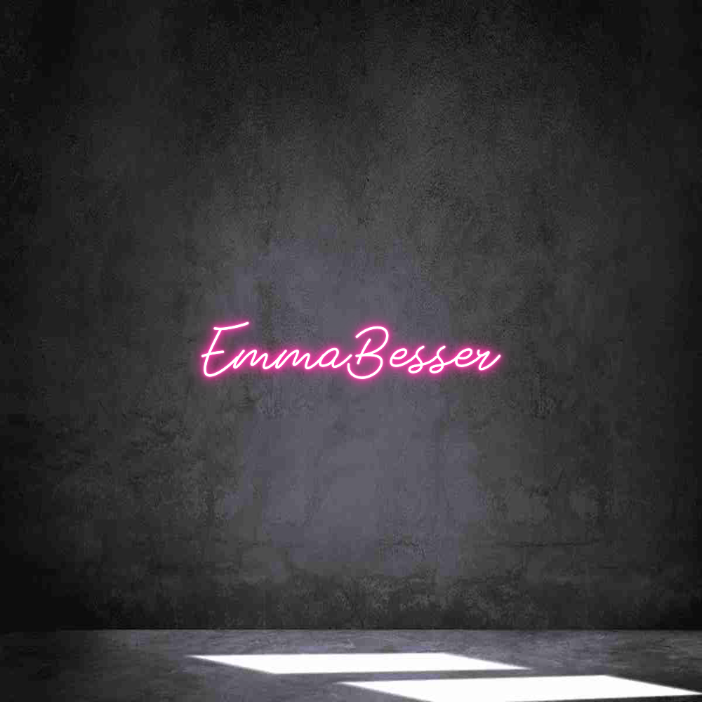 Individuelles Neon: EmmaBesser