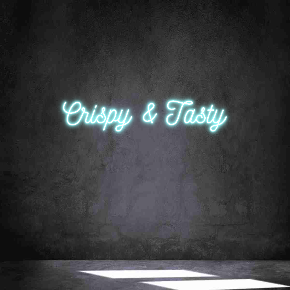 Individuelles Neon: Crispy & Tasty